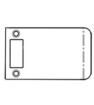 2-3/4 Inch Tall x 4 inch Extended Lip Strike, Don-Jo EL-204