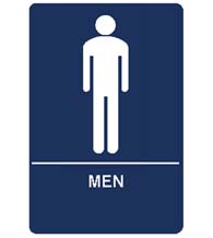 Men's Restroom Sign