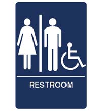 Men's/Women's Room Handicap Sign