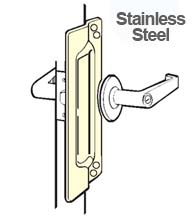 Outswing Door Stainless Steel Security Latch Guard, Don-Jo LP-111-630