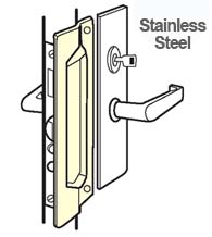 Outswing Door Stainless Steel Mortise Latch Guard, Don-Jo MLP-111-630