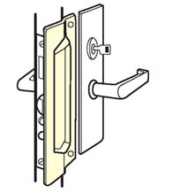 Outswing Door Steel Mortise Latch Guard, Don-Jo MLP-211
