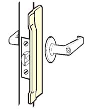 6 Inch Narrow Latch Guard Plate, Don-Jo NLP-206