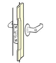 10 Inch Narrow Latch Guard Plate, Don-Jo NLP-210