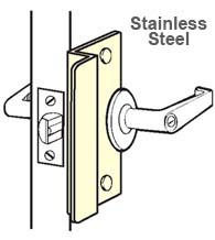10 Inch Security Latch Guard Plate, Don-Jo OSLP-110-630