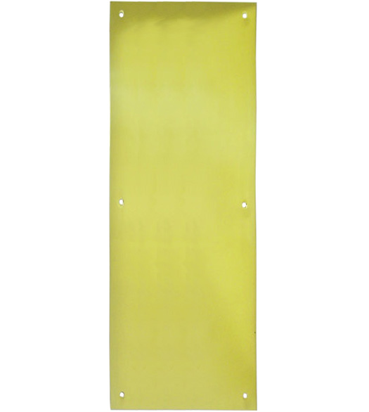 5 x 16 Polished Brass Push Plate