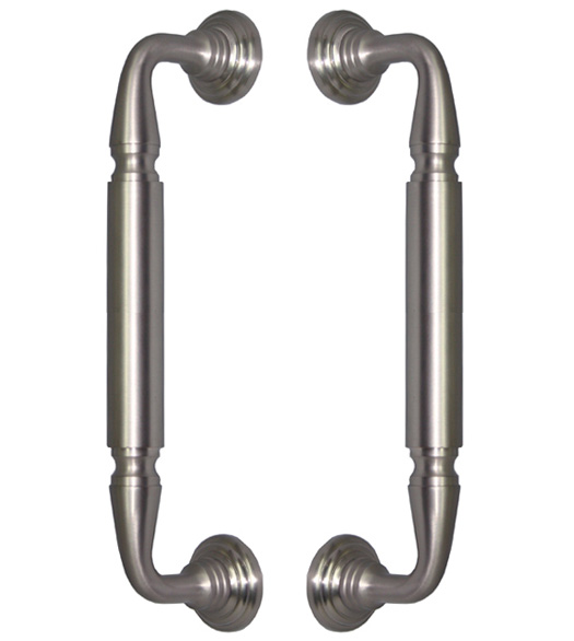 10 Inch Decorative Door Pulls, Pair, Deltana PRDP2578