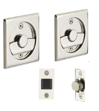 Double Thumbturn Square Pocket Door Lock