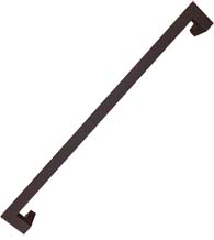 36 Inch Oil Rubbed Bronze Stainless Steel Offset Pull, DWD MJRP36-613
