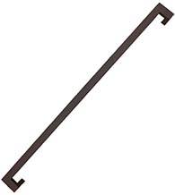 48 Inch Oil Rubbed Bronze Stainless Steel Offset Pull, DWD MJRP48-613
