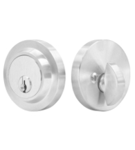 Round Single Cylinder Marine Grade 316 Stainless Steel Deadbolt, DWD-RDB316SS