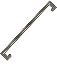 Ivar 36 Inch Satin Stainless Steel Door Offset Handle