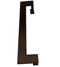 Oil Rubbed Bronze Offset 12 Inch Door Handle