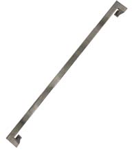 Offset 36 Inch Brushed Stainless Steel Door Pull