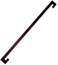 Oil Rubbed Bronze Offset 36 Inch Door Handle