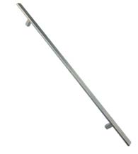 48 Inch Rectangular Door Handle, Satin Stainless Steel