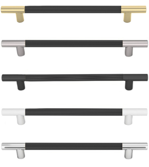 Designer Black Grip Ladder Pull