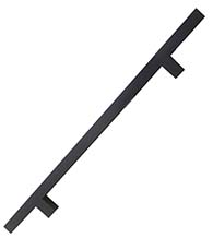 3 Foot Oil Rubbed Bronze Square Door Pull, DWD-SQPULL36-613