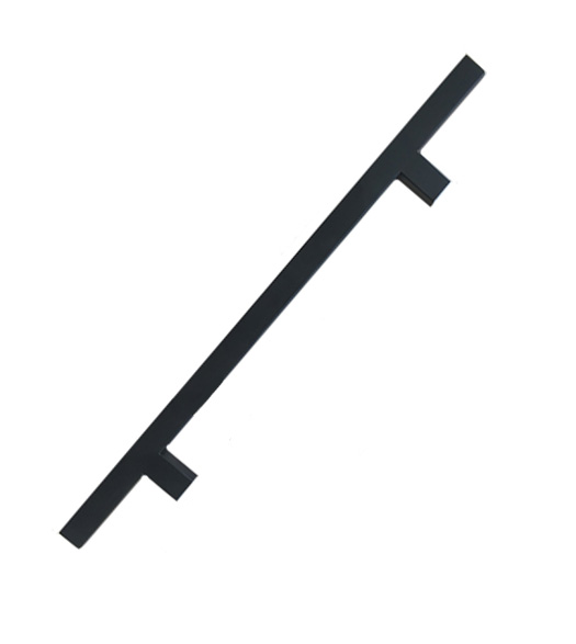 Matte Black 36 Inch Square Ladder Pull, DWDSQPULL36622