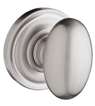Ellipse Knob with Traditional Round Rose, Baldwin ELL-TRR