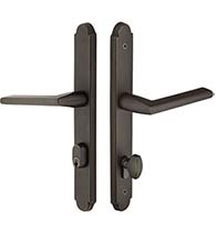 1-1/2 x 11 Sandcast Bronze Arched American Cylinder Multi-Point Trim, Emtek 1614