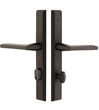 1-1/2 x 11 Sandcast Bronze Rectangular American Cylinder Multi-Point Trim, Emtek 1655