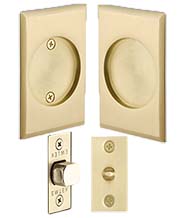 Passage Rectangular Tubular Pocket Door Set, Emtek 2014