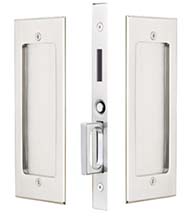 Modern Rectangular Dummy Pocket Door Set, Emtek 2116