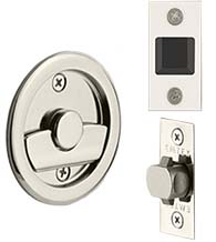 Privacy Round Tubular Pocket Door Set, Emtek 2145
