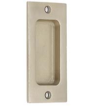 Sandcast Bronze 4 Inch Flush Pull, Emtek 220404