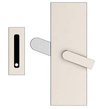 Modern Barn Door Privacy Lock, Emtek 222201