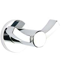 Modern Disc Double Hook, Emtek 2809-09