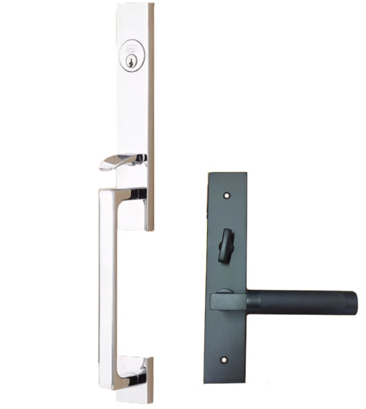 Emtek Brisbane Mortise Entrance Handleset