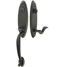Oval Marietta Handleset, Emtek 4411