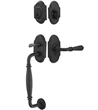 Wrought Steel Two Piece Normandy Handleset, Emtek 461232