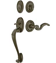 Cast Bronze Tuscany Two Piece Handleset, Emtek 471224