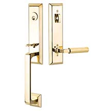 Transitional Heritage Monolithic Handleset, Emtek 4707