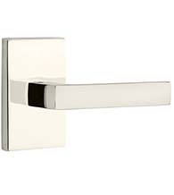 Modern Dumont Lever with Rectangular Rose, Emtek 5052DT