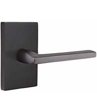 Helios Lever with Rectangular Rose, Emtek 5052HLO