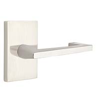 Argos Lever with Rectangular Rose, Emtek 5052AG