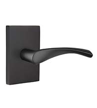 Triton Lever with Rectangular Rose, Emtek 5052TRT