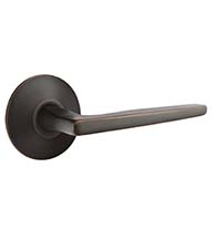 Hermes Lever with Modern Rosette, Emtek 5057HER