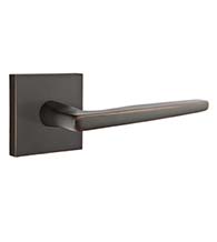 Hermes Lever with Square Rose, Emtek 5050HER