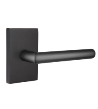 Stuttgart Lever with Modern Rectangular Rose, Emtek 5052STU