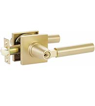 Hercules Key in Lever with Square Rose, Emtek 5122HEC