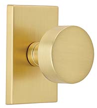 Round Knob with Rectangular Rose, Emtek 5052ROU