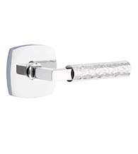 Hammered Lever with Urban Modern Rose, Emtek 5306LSHA