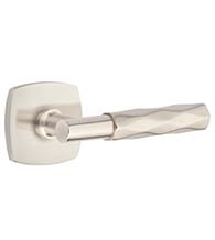 Tribeca T-Bar Lever with Urban Modern Rosette, Emtek 5306TATR