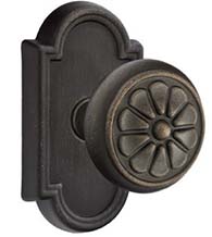 Petal Knob with Arched Rose, Emtek 70511PT