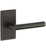 Mariposa Sandcast Bronze Lever with Rectangular Rose, Emtek 7054MA